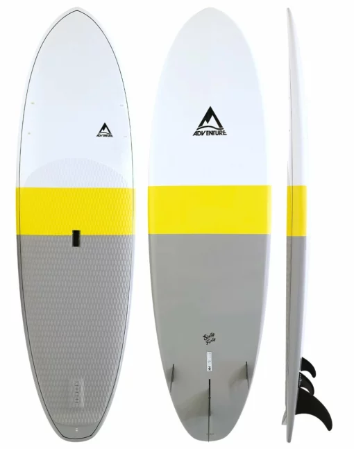 2022 Adventure Paddleboarding Sixty Forty - MX SUP 1 2022 Adventure Paddleboarding Sixty Forty - MX SUP -Poseidon Paddle & Surf Sales 2022 Adventure 60 40 mx yellow grey SUP top