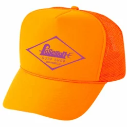 Poseidon Diamond Logo Hat -Poseidon Paddle & Surf Sales Poseidon Diamond Logo Neon Orange Purple