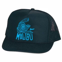 Poseidon Malibu Birdfish Hat -Poseidon Paddle & Surf Sales Poseidon Malibu Hat Black Electric Blue