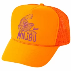 Poseidon Malibu Birdfish Hat -Poseidon Paddle & Surf Sales Poseidon Malibu Hat NeonOrange Purple