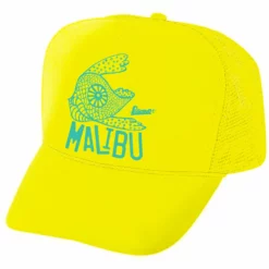 Poseidon Malibu Birdfish Hat -Poseidon Paddle & Surf Sales Poseidon Malibu Hat NeonYellow Aqua