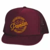 Poseidon Round Tubes Hat -Poseidon Paddle & Surf Sales Poseidon Round Logo Hat Maroon Gold