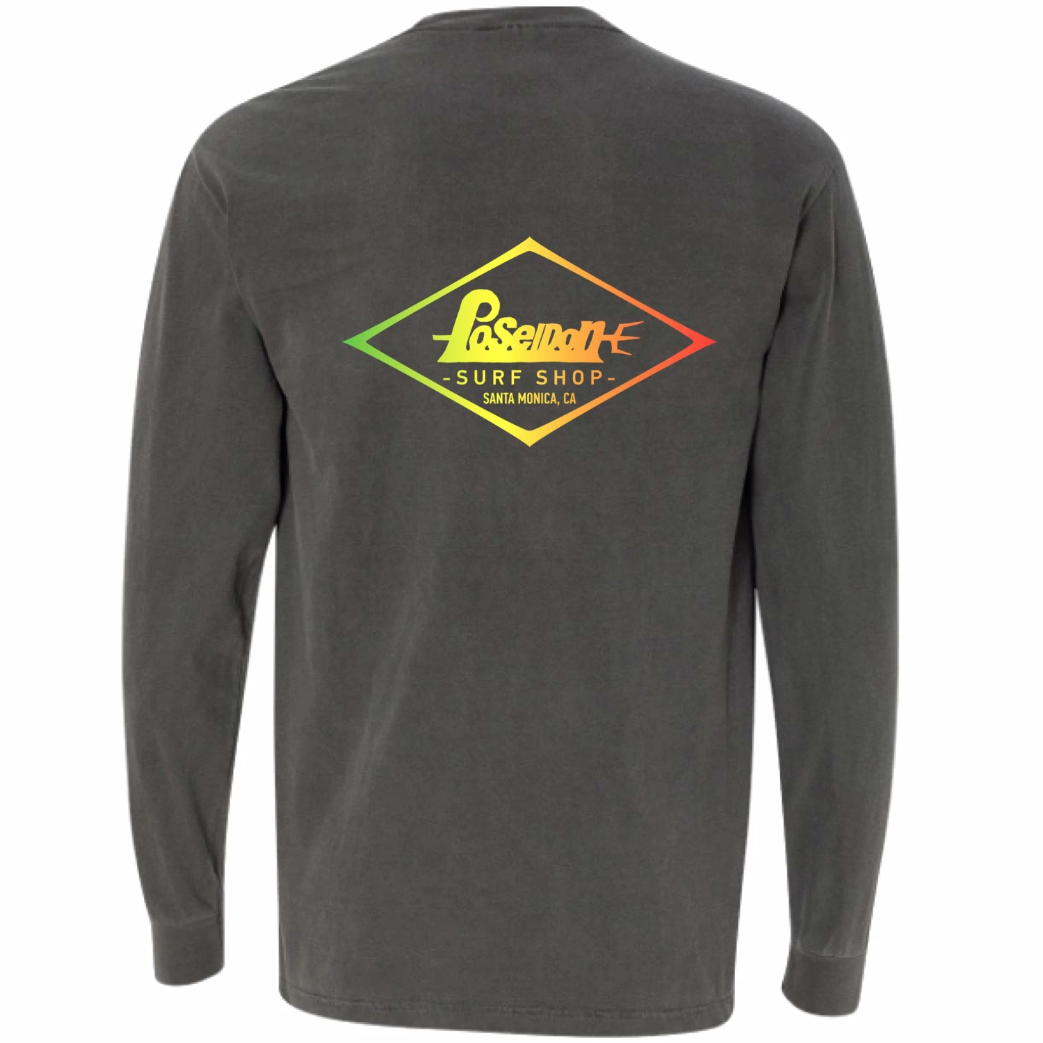 Poseidon Unisex Surf Shop Long Sleeve Tee 4 Poseidon Unisex Surf Shop Long Sleeve Tee - Image 2