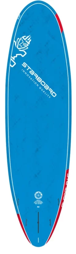 2023 STARBOARD GO SURF 9’6” X 31” BLUE CARBON SUP -Poseidon Paddle & Surf Sales Starboard SUP 2023 blue carbon go surf Construction hard paddle board bottom 1