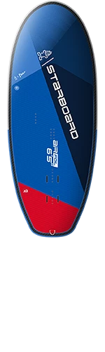 2022 STARBOARD INFLATABLE SUP 6'5" X 29.5" X 4.75" AIR FOIL DELUXE SC WING BOARD