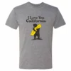 Poseidon I Love You California Tee -Poseidon Paddle & Surf Sales poseiodon mens tee I love you california heather grey